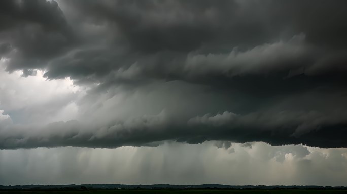 阴天下雨乌云密布风起云涌空境云翻滚