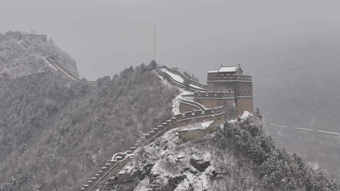 长城雪景 居庸关雪景