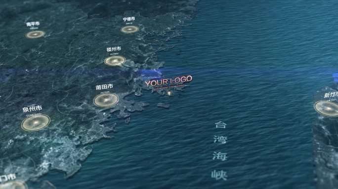 福建台湾海峡谷歌地图