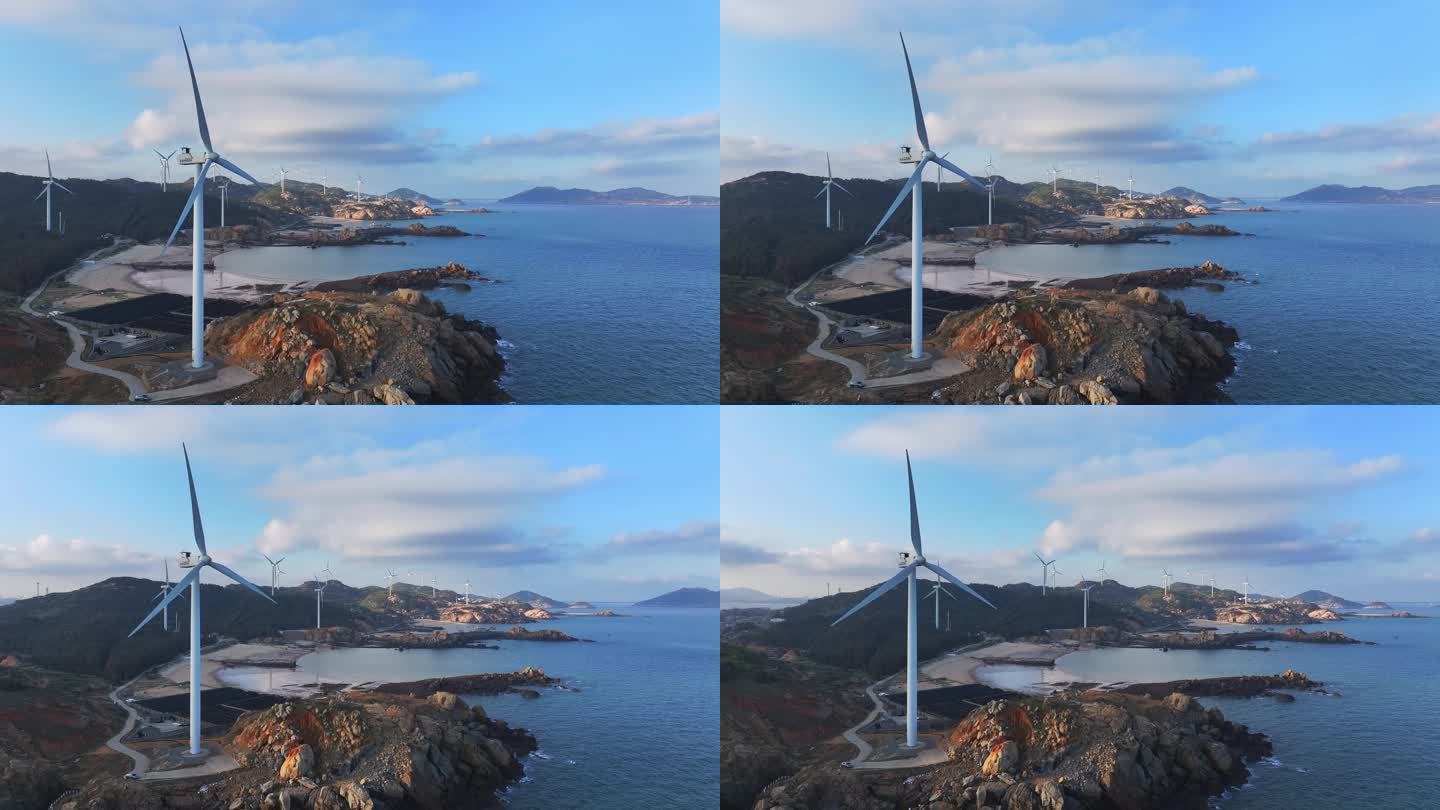 平潭岛海上风电 海上新能源 航拍