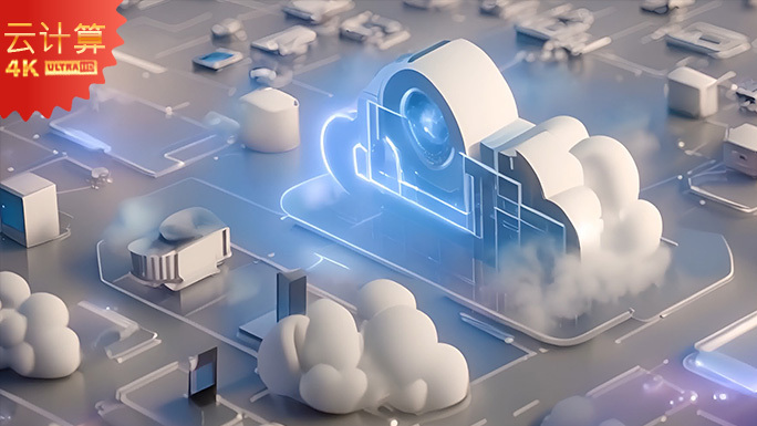 未来科技与云计算助力智慧城市CG动画片