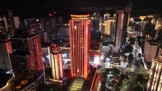 深圳国贸大厦夜景