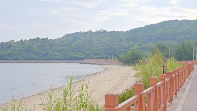 惠州乌山头绿道青山碧海航拍