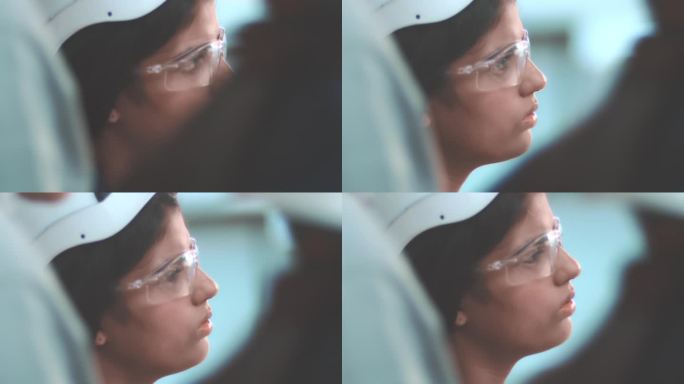 印度女工程师女性安全帽
