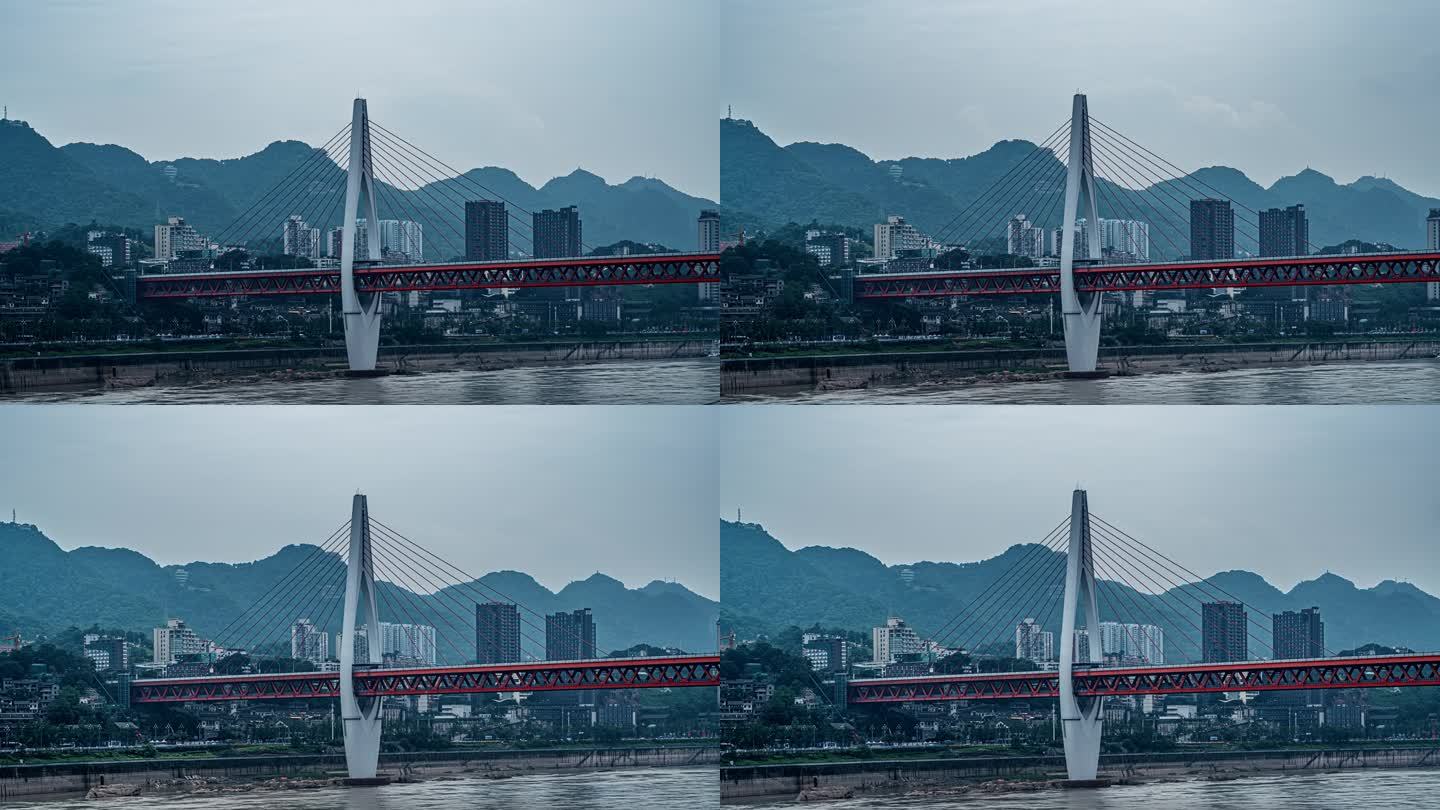 重庆城市风光东水门大桥