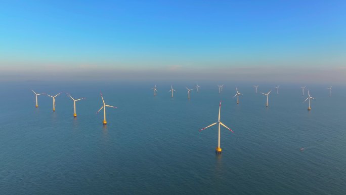 海上风车 海上新能源 风车风电风能