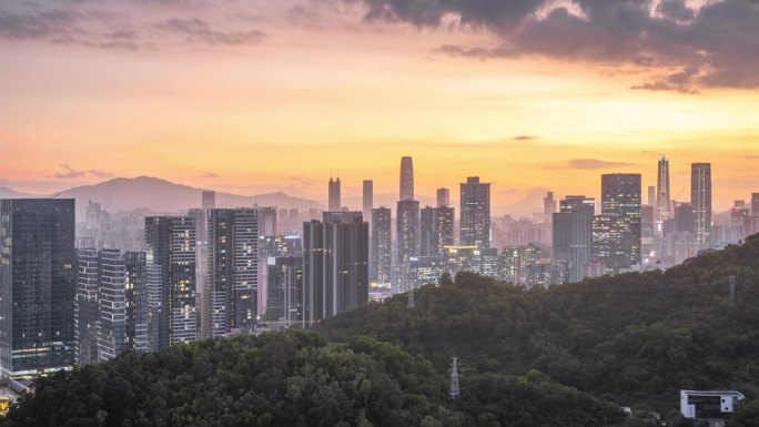 深圳罗湖区城市天际线(第二部分)