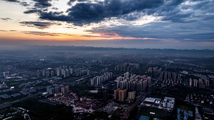 重庆城市风光航拍大学城