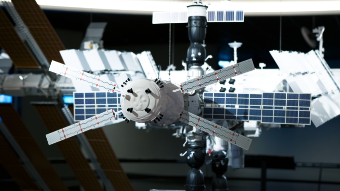 空间站模型 航天器模型
