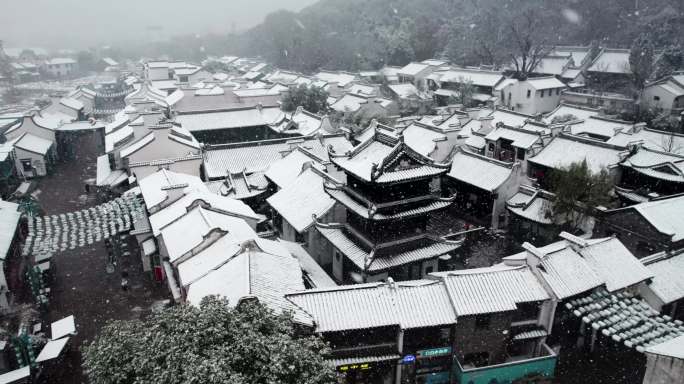 惠山古镇大雪