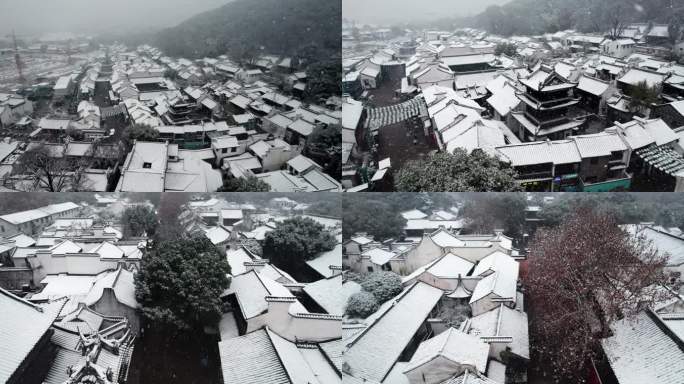 惠山古镇大雪