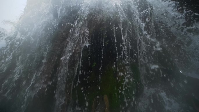 流水跌水瀑布