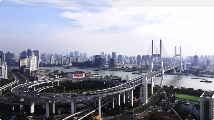 2023航拍上海南浦大桥 原创4K航拍