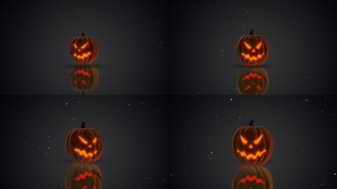 万圣节南瓜的杰克灯背景