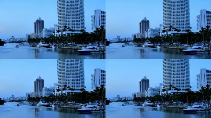 南海滩，佛罗里达宣传片空镜头地标