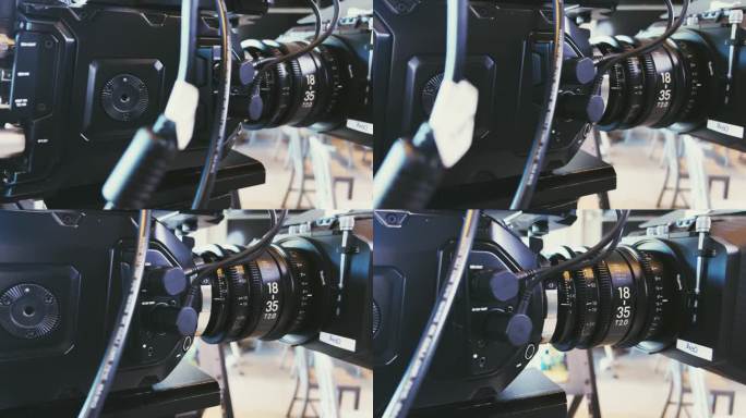 工作摄像机镜头导演的摄像机专业设备