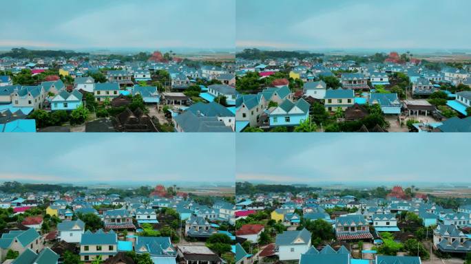 西双版纳曼湾康村寨4K航拍实景素材