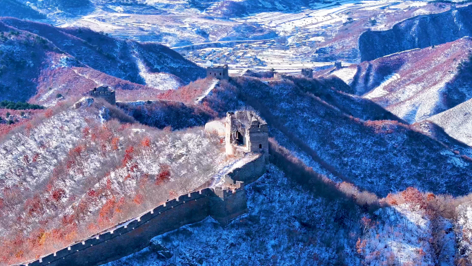 董家口长城雪景E长焦