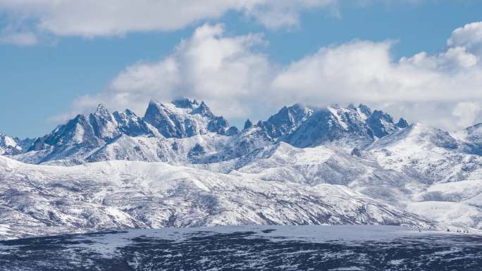 川西雪山延时