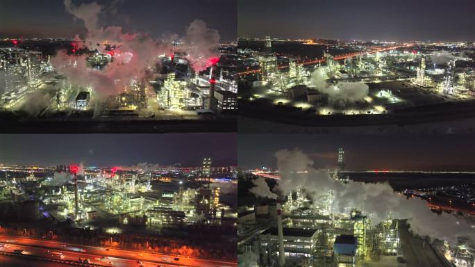 工业污染 化工厂浓烟 空气污染 城市污染