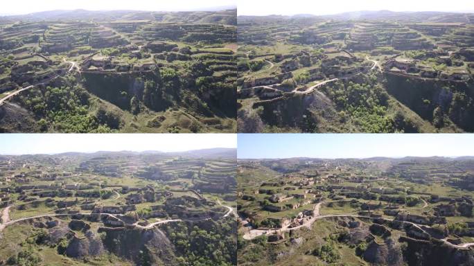 澄城尧头窑烧制技艺陶瓷航拍