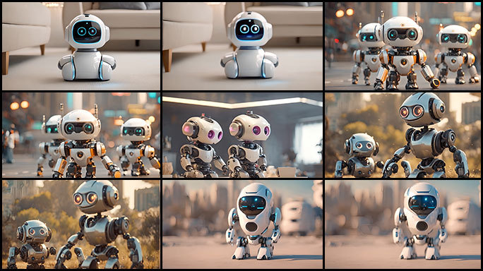 来自未来的可爱陪伴机械人创意CG动画