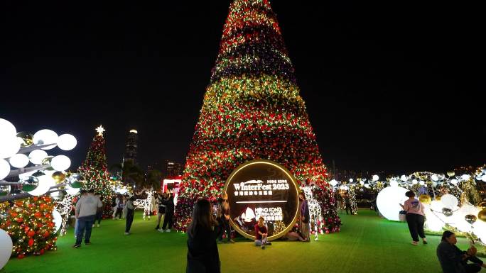 香港冬日旅游节西九龙圣诞小镇圣诞节2