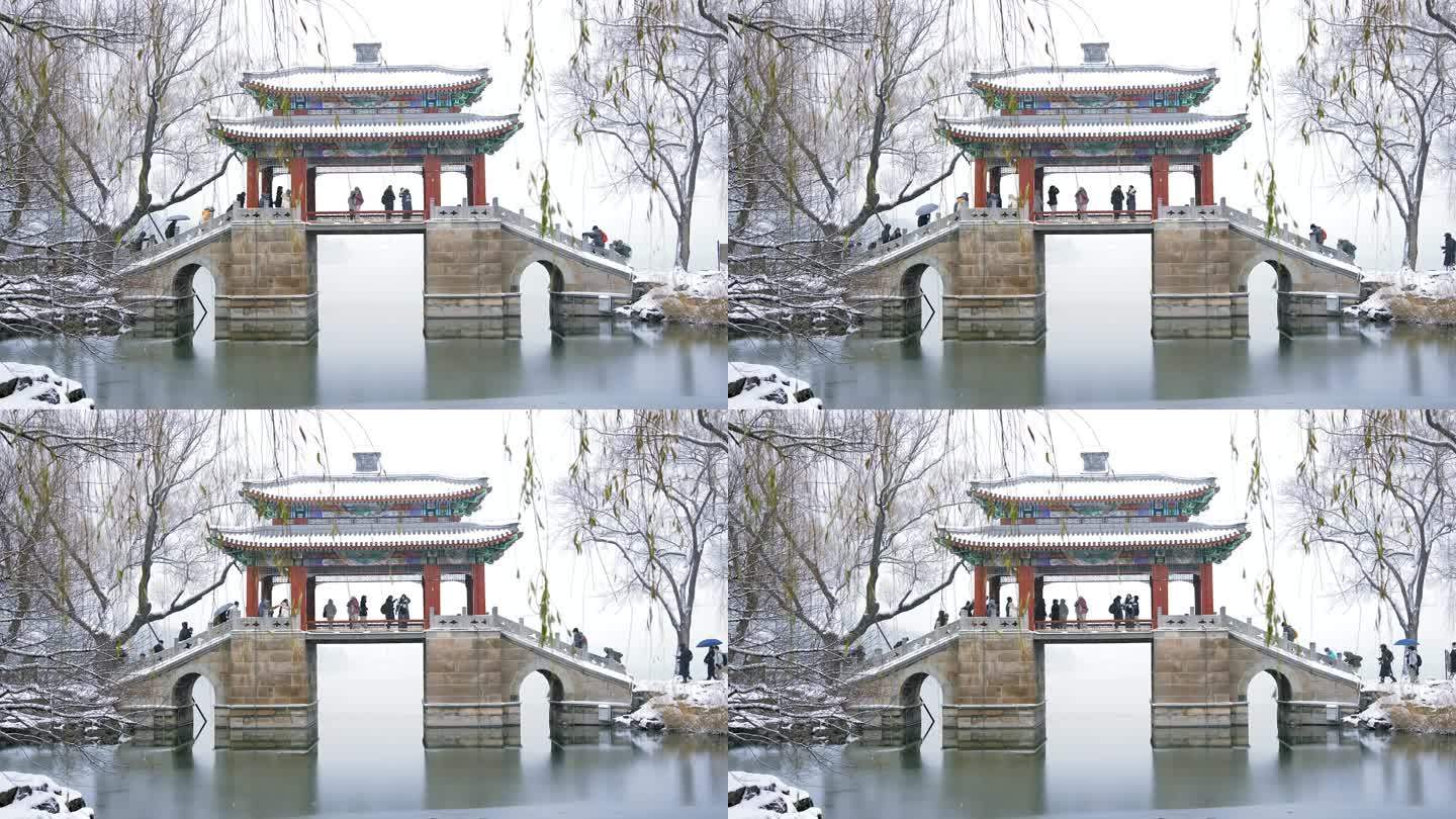 冬天北京颐和园雪景