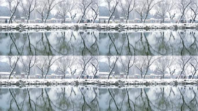 冬天北京颐和园雪景