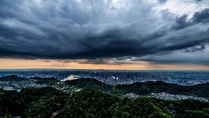 重庆城市风光全景