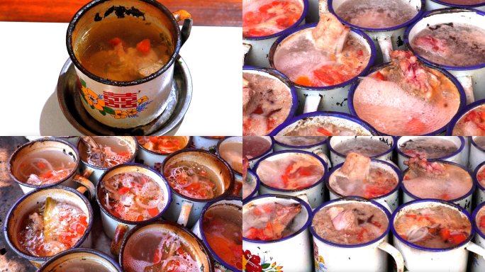 新疆维吾尔美食缸子肉缸缸肉4k