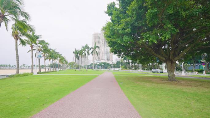 广东珠海万里碧道情侣路绿道