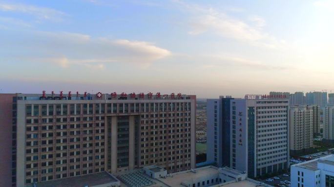 呼和浩特市第一医院大楼航拍