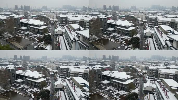 镇江雪景