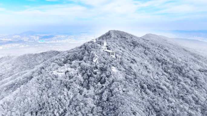 【5分半钟】南京紫金山雪景