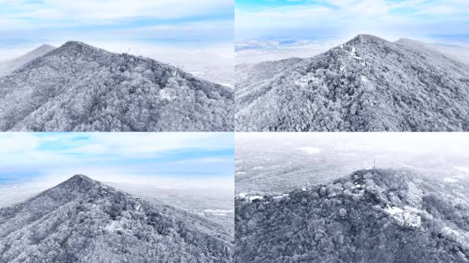 【5分半钟】南京紫金山雪景