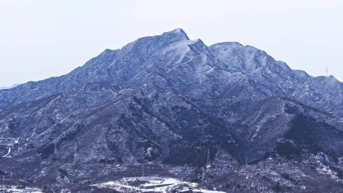 雪后群山 北京怀柔雪景