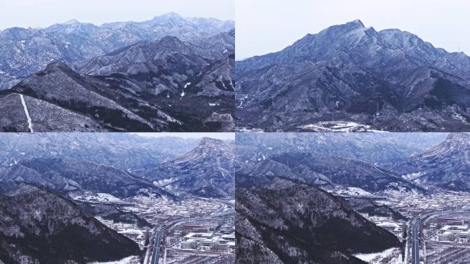 雪后群山 北京怀柔雪景