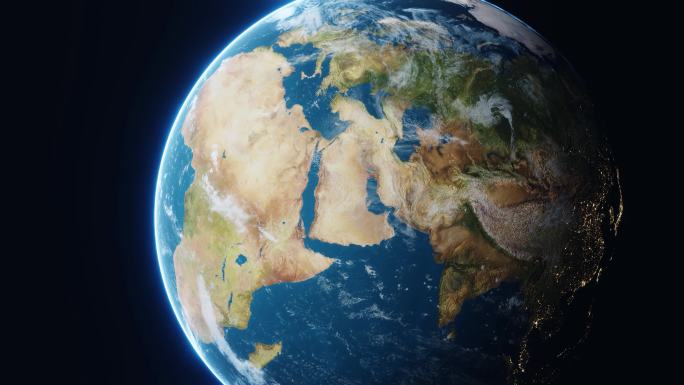 科技地球  地球片头动画