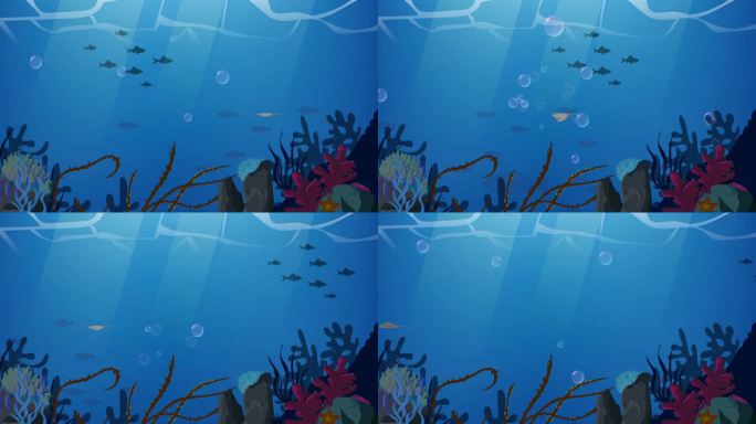 深海海底动画视频MG