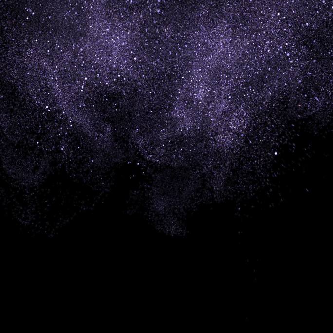 紫色神秘奢华星光闪烁粒子背景