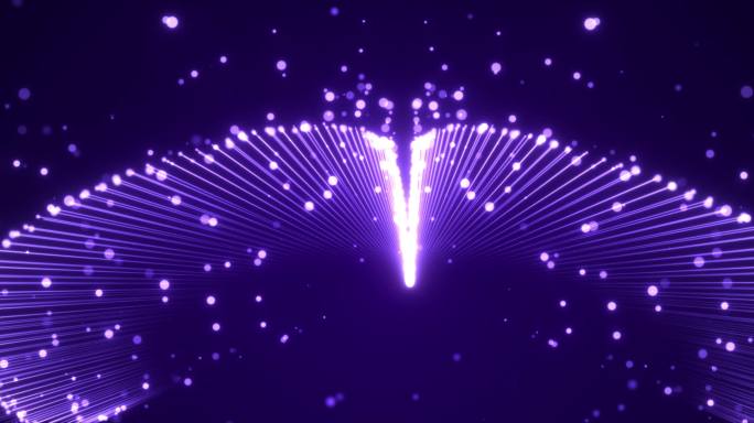 舞台粒子光线3-翅膀-模板