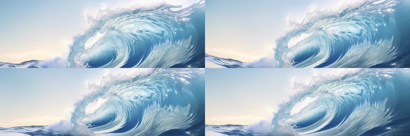 6lk抽象海浪 大海 波涛 波浪 海水