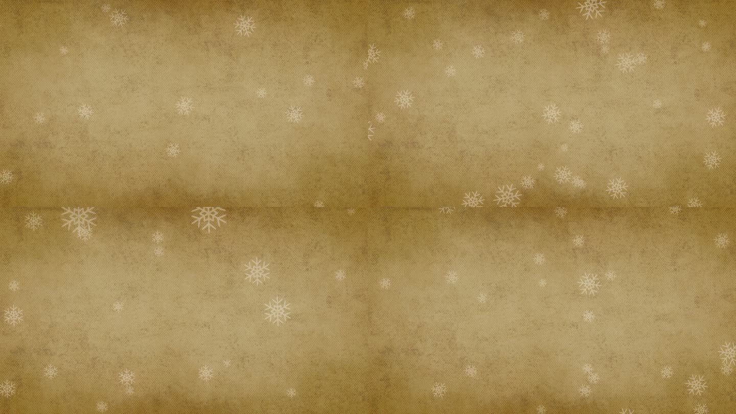 打开背景动画的雪花落在米色水彩背景