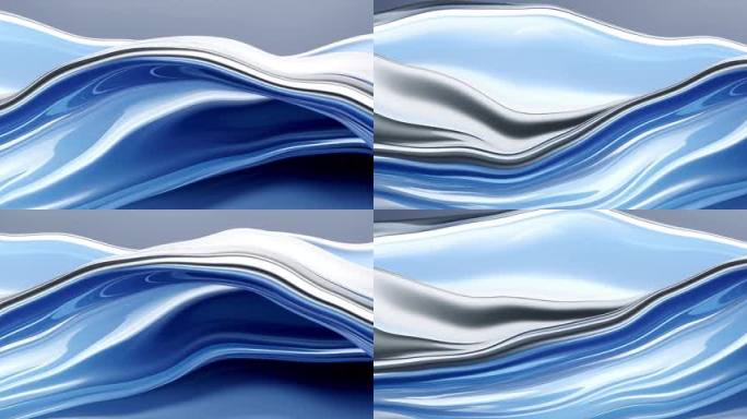 6lk抽象蓝色流体背景