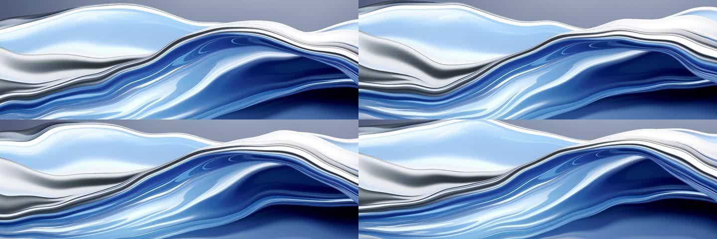 6lk抽象蓝色流体背景