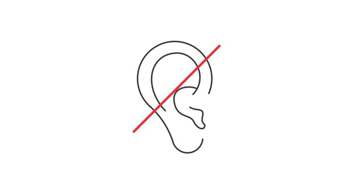 听力障碍-听不到-动画图标