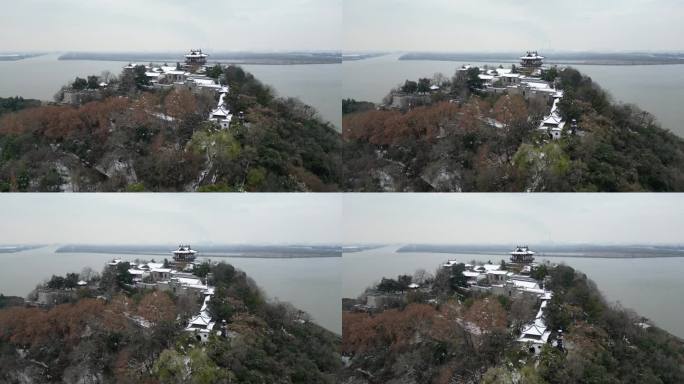 北固山雪景