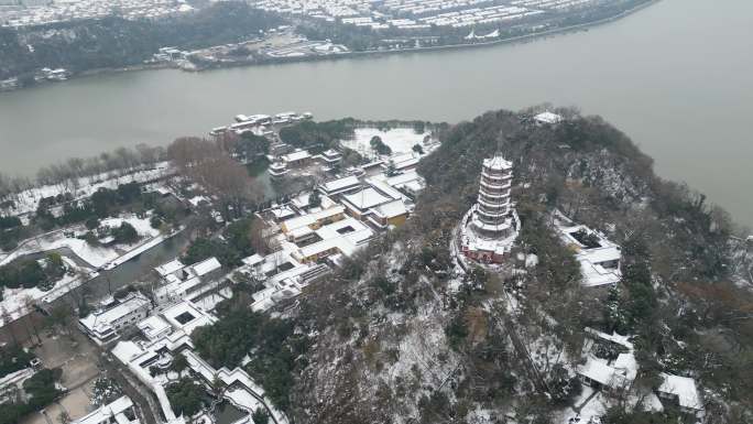 焦山雪景