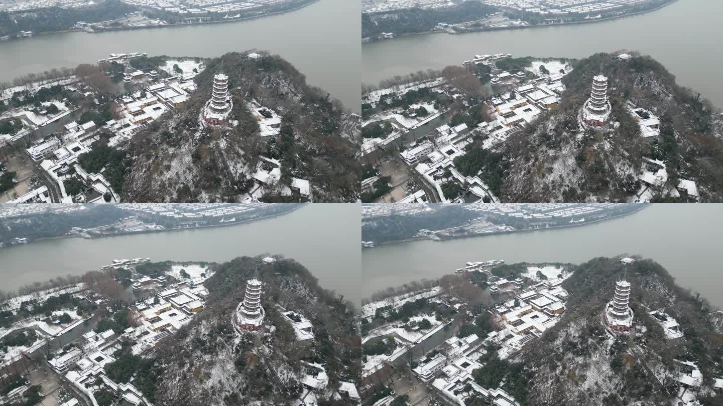 焦山雪景